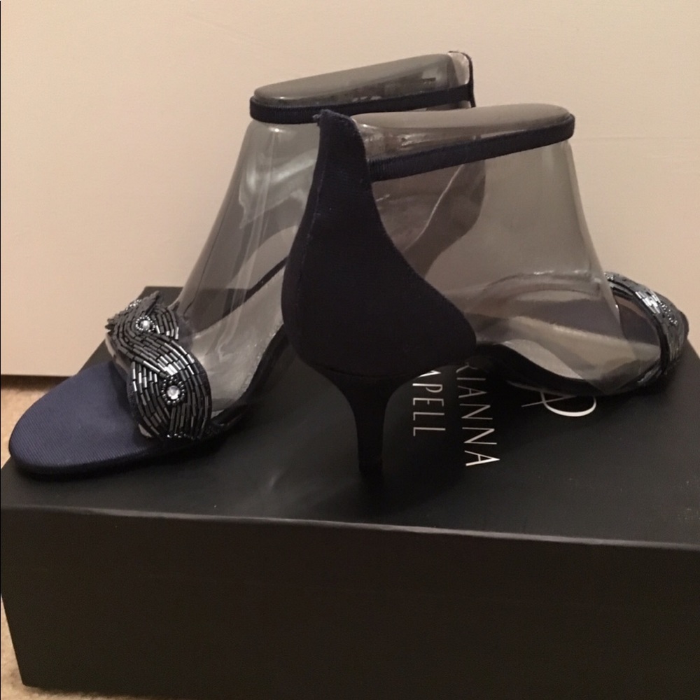 Navy blue Aerin heels by Adrianna Papell size US 9